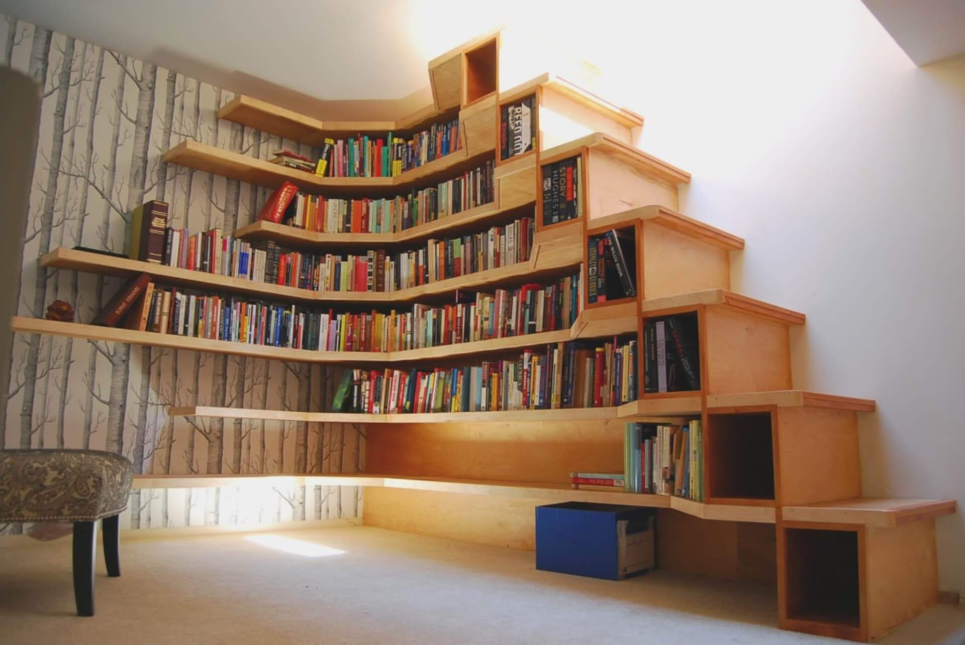 طراحی قفسه کتاب کتابخانه27